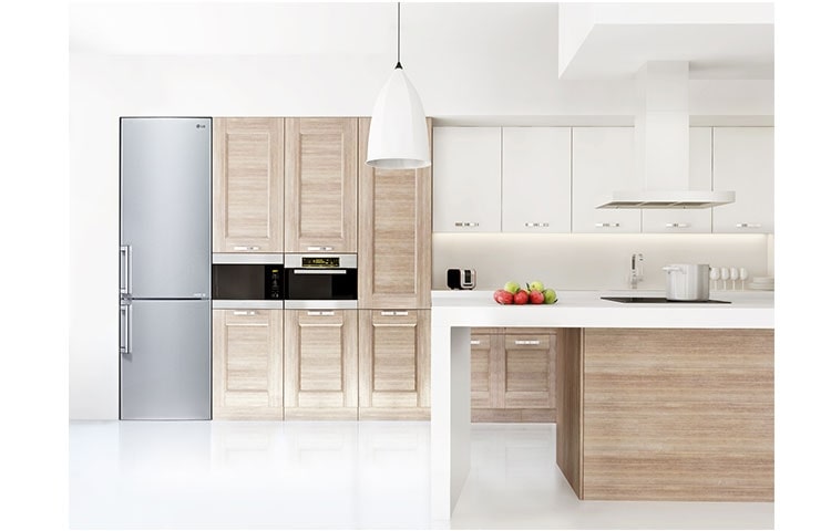 LG Réfrigérateur Combiné | 343L | Compresseur Linéaire Inverter | No Frost | Magic crisper | Eclairage LED | Inox pro, LG GC5799SC