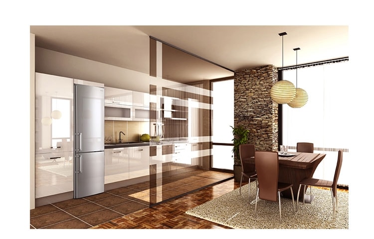 LG Réfrigérateur Combiné | 343L | Compresseur Linéaire Inverter | No Frost | Magic crisper | Eclairage LED | Inox pro, LG GC5799SC