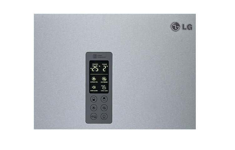 LG Réfrigérateur Combiné | 318L | No Frost | Ecran tactile | Eclairage LED , LG GCD5628PS