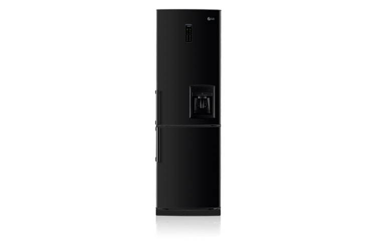 Vue avant de Réfrigérateur combiné Noir LG GCF-4125BK