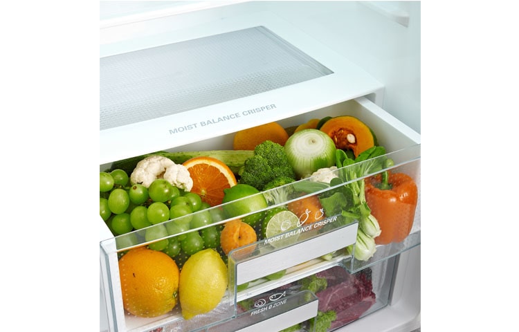 LG Réfrigérateur Combiné No Frost Distributeur eau 330 L, LG GCF-5136WH