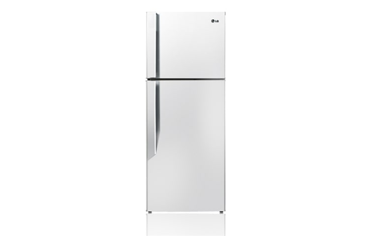 Vue avant de Réfrigérateur 2 portes Blanc Laqué LG GRD-5500WH