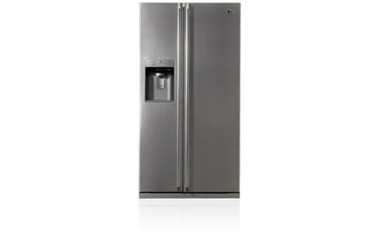 Vue avant de Réfrigérateur Américain Design INOX graphite LG GW-L2224VC