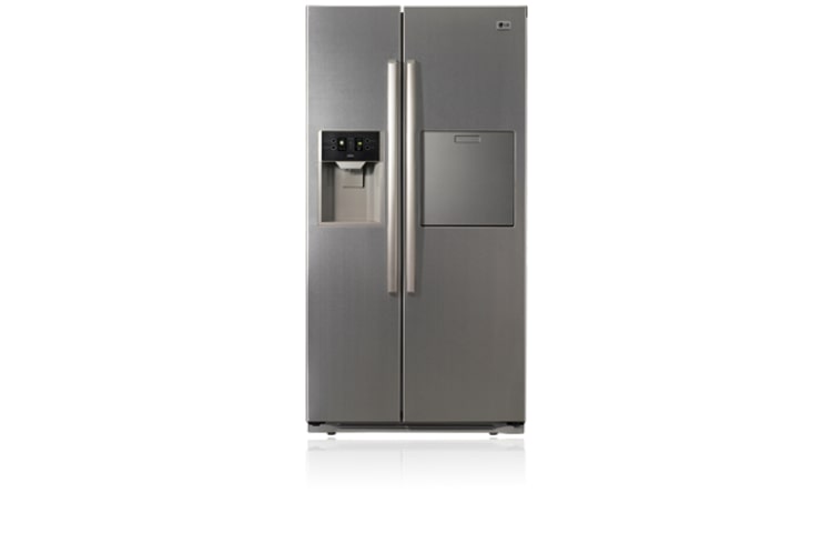 Vue avant de Réfrigérateur Américain Inox style LG GW-P2112NS