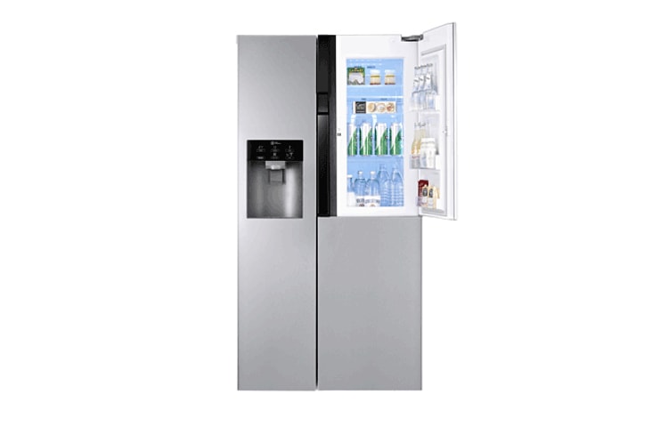 LG Réfrigérateur Américain | 614L | Door-In-Door | Compresseur Linéaire Inverter | No Frost | A+ | Pure N Fresh, LG GW-S6038AC