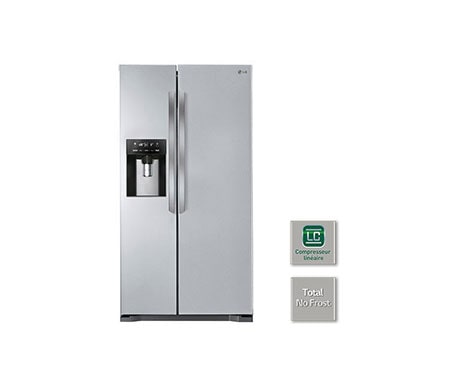 LG Réfrigérateur Américain GWL2710NS, 508 L, Total No frost pas cher 