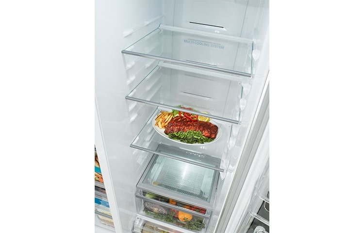 LG Réfrigérateur Américain | 508L | Eau'tonome | Compresseur Linéaire Inverter | No Frost | Classe A+, LG GWL2733PS