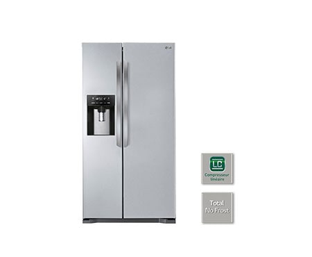 Réfrigérateur Américain, 508L, Eau'tonome, Compresseur Linéaire Inverter, No Frost, Classe A+ - LG GWL2733PS