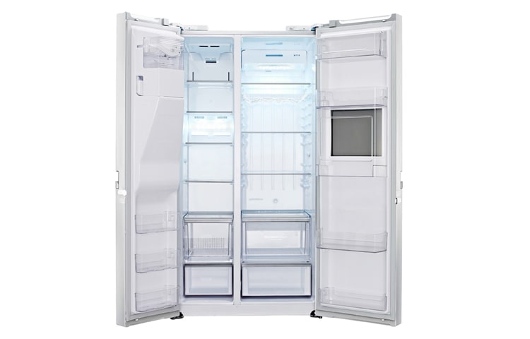 LG Réfrigérateur Américain | 540L | Compresseur Linéaire Inverter | No Frost | A+ | Poignées horizontales, LG GWP3122SC