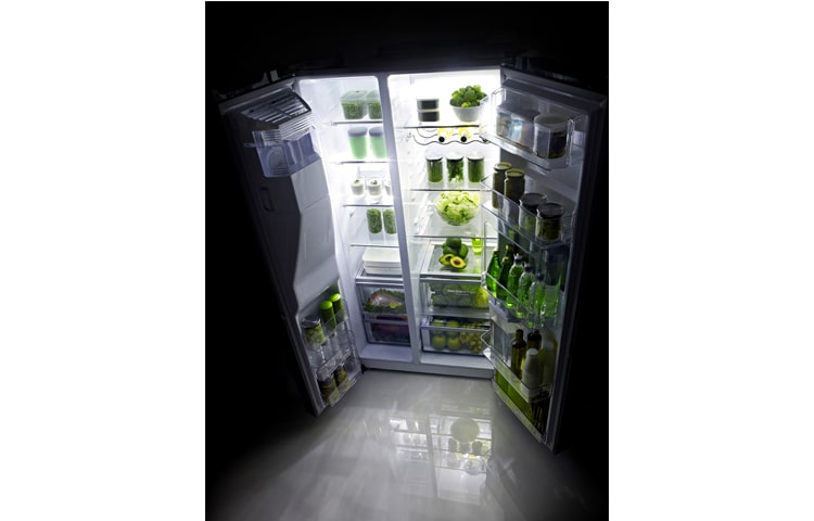 LG Réfrigérateur Américain | 540L | Compresseur Linéaire Inverter | No Frost | A+ | Poignées horizontales, LG GWP3122SC