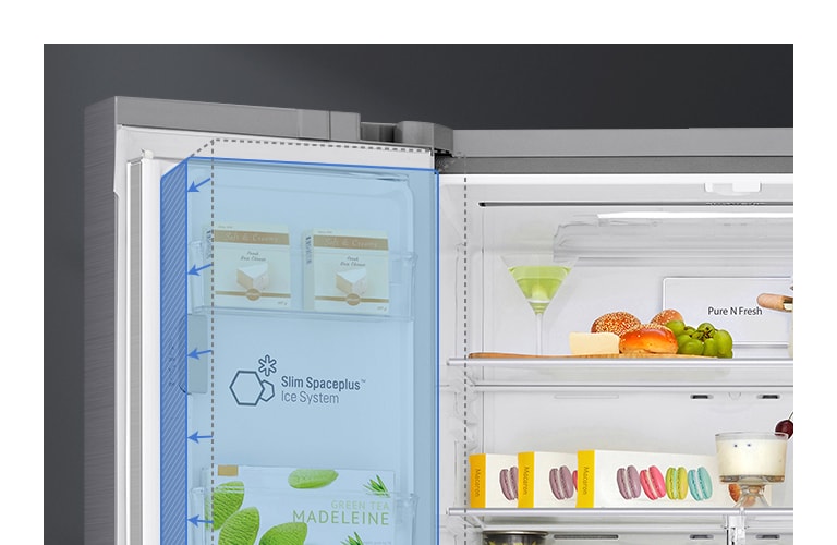 Fabrique à glace qui occupe moins de place