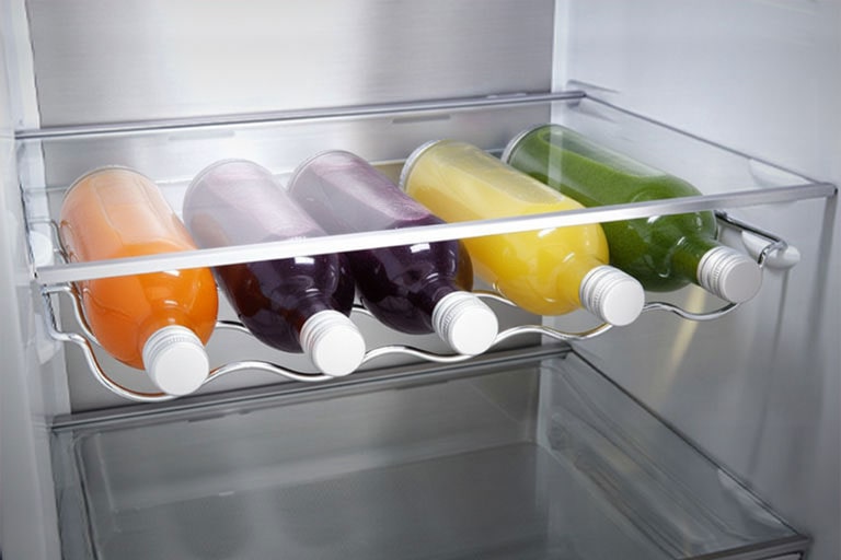 La clayette porte-bouteilles accueille jusqu'à 5 bouteilles