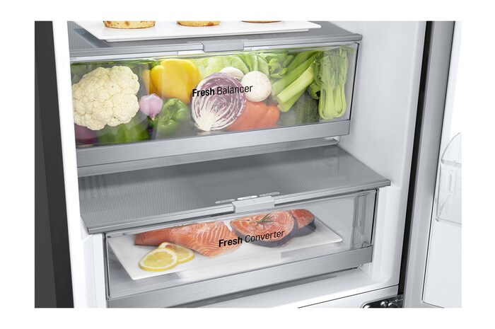 Vue de côté  LG GBB72BM9CQ1