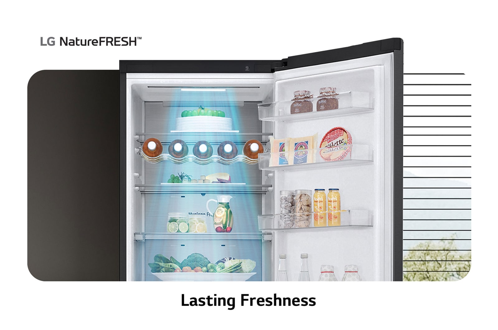 Vue de face LG GBB72BM9CQ1