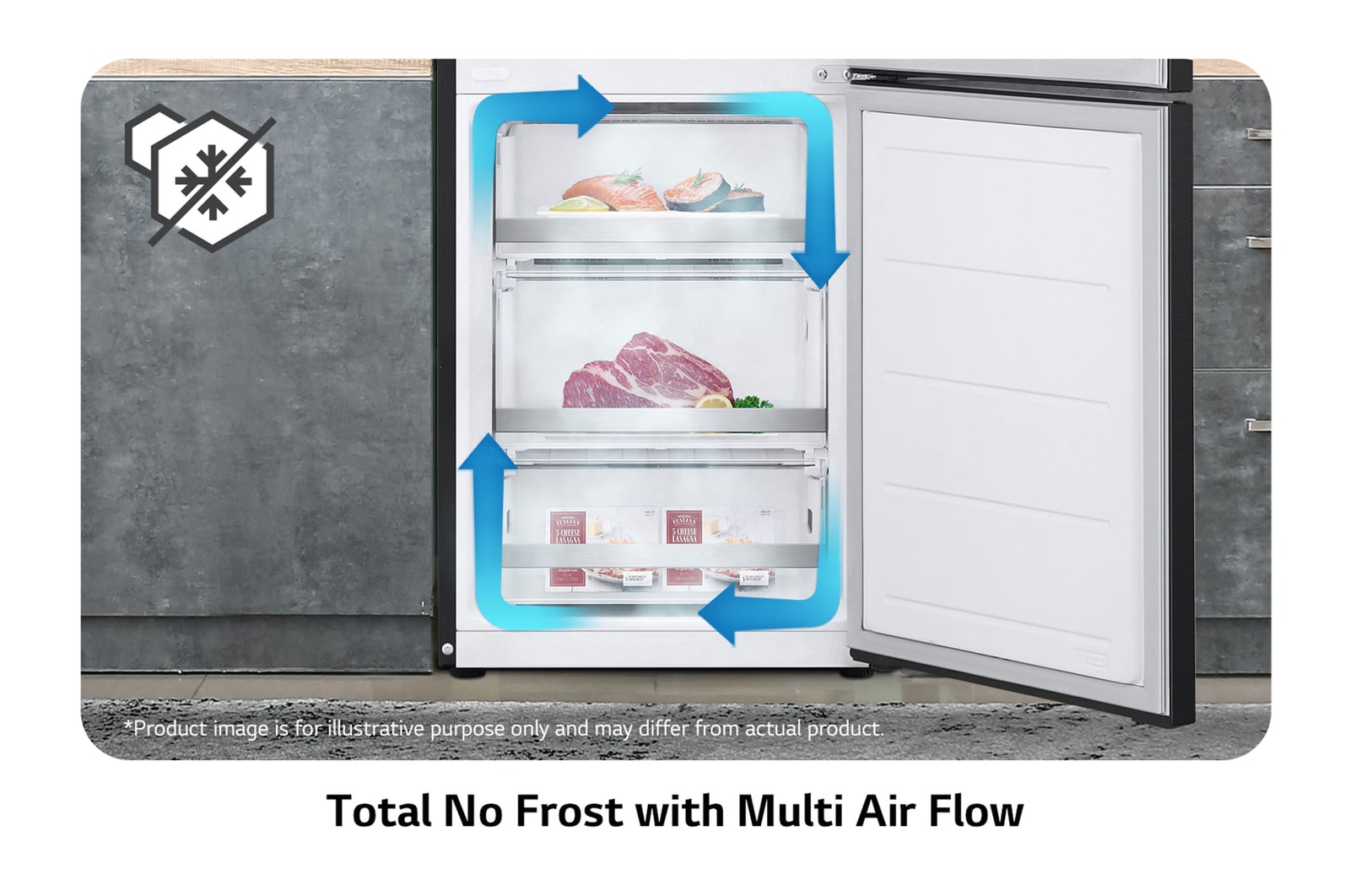 Vue de face LG GBB72BM9CQ1