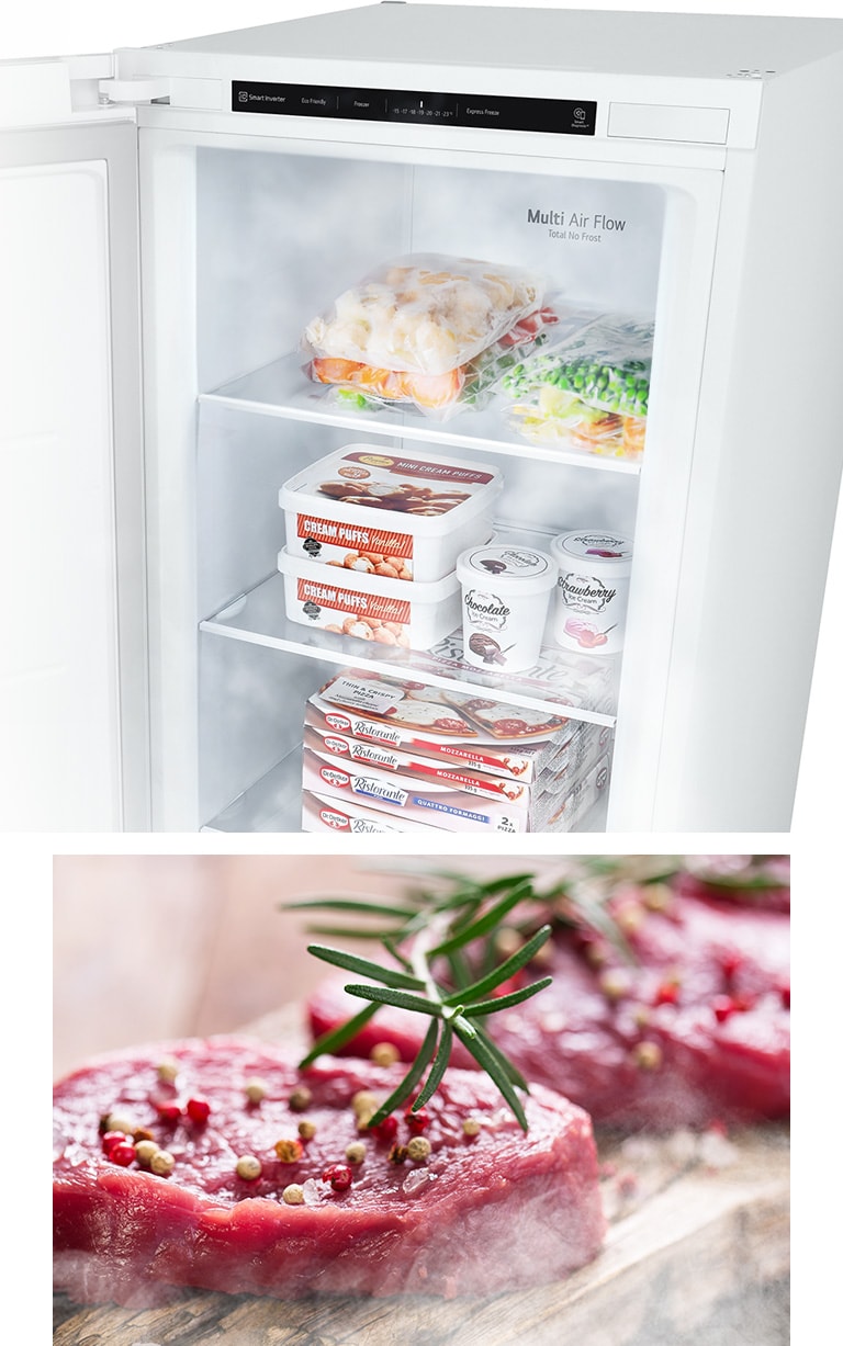 Le système de refroidissement Total No Frost de LG empêche l'accumulation de givre