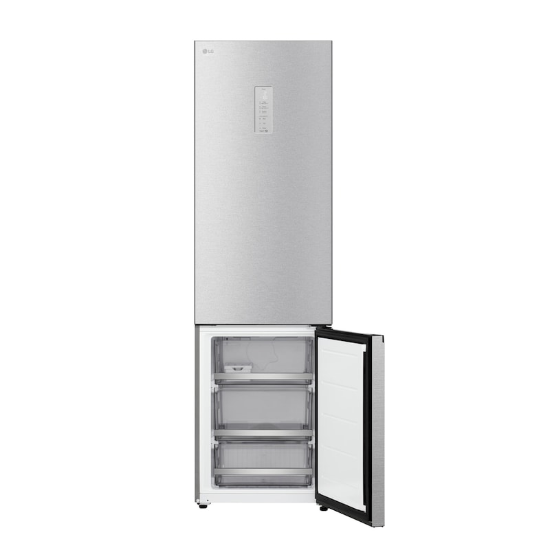 Vue inférieure du réfrigérateur congélateur LG (gbbsj20dpy)