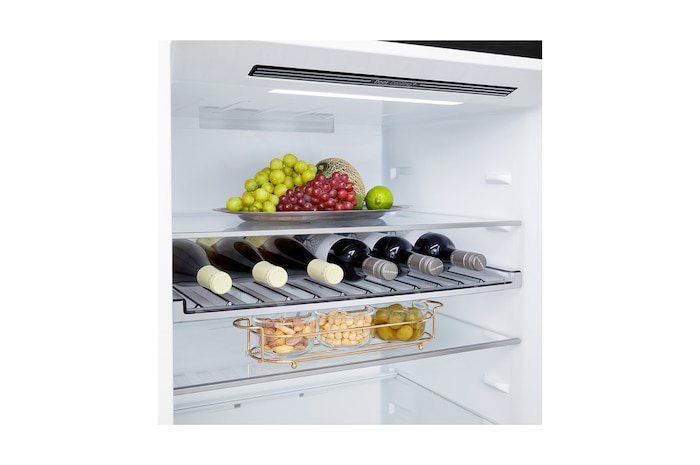 LG bottom freezer (GBBW726AEV) back view showing rear panel