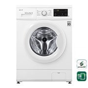 Vue avant de Lave-linge 8 KG | 6 Motion Direct Drive™ | A&#43;&#43;&#43;(-30%) | Smart Diagnosis™ | Moteur Direct Drive™ garanti 10 ans LG F84J30WH