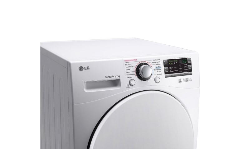LG SÈCHE-LINGE 7KG | Condensation B | Porte opaque, LG RC7066A6Z