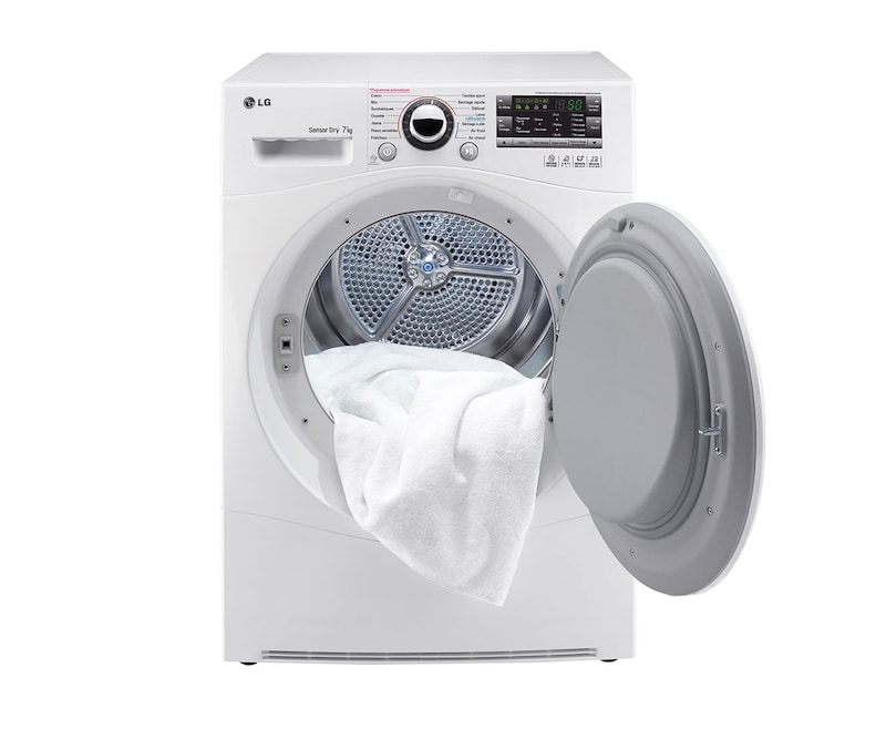 LG SÈCHE-LINGE 7KG | Condensation B | Porte opaque, LG RC7066A6Z