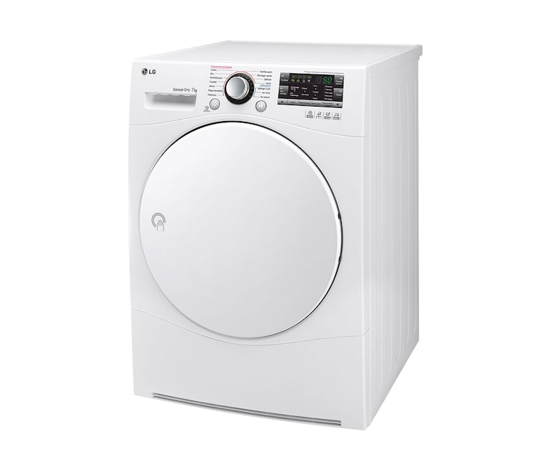 LG SÈCHE-LINGE 7KG | Condensation B | Porte opaque, LG RC7066A6Z