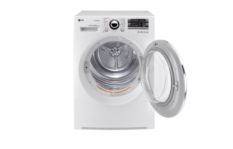 LG SÈCHE-LINGE 8KG | Condensation B | Porte verre | TrueSteam, LG RC8066AS2Z