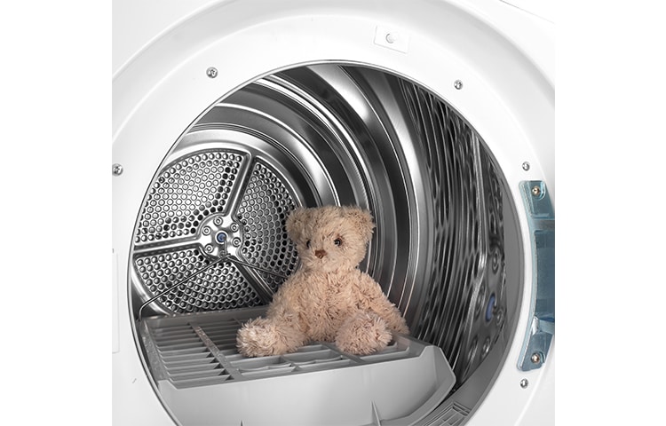 LG SÈCHE-LINGE 8KG | Pompe à chaleur A++ | Condenseur auto-nettoyant | Porte opaque, LG RP8050WH