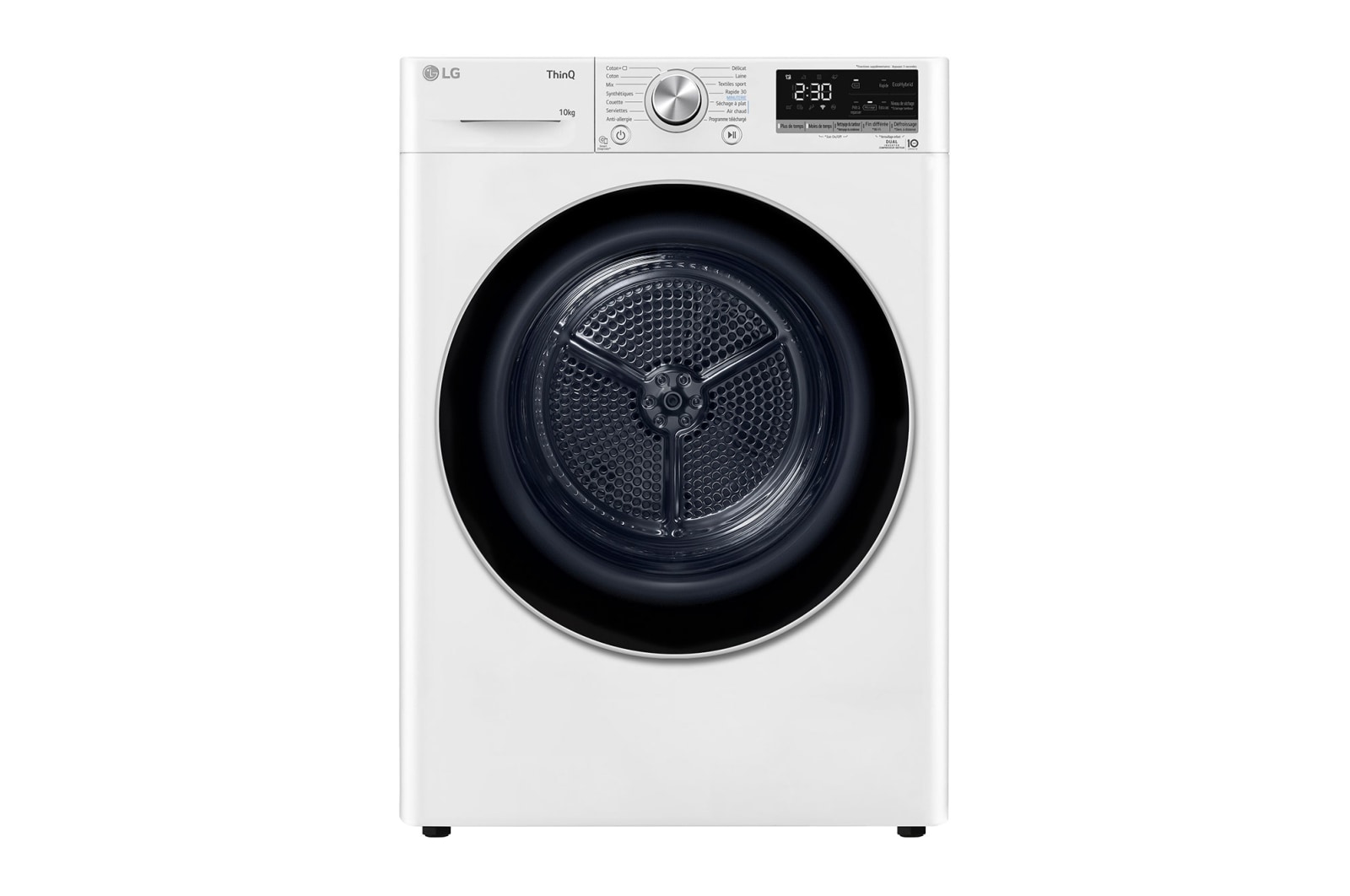 LG Sèche-linge 10kg | A+++ | Condenseur autonettoyant | Compresseur DUAL Inverter et moteur Inverter garantis 10 ans, LG RH1V51WH