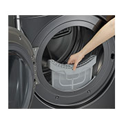 LG Sèche-linge 16kg | A+++ | Condenseur autonettoyant | Compresseur DUAL Inverter et moteur Inverter garantis 10 ans, LG RH6P12BS