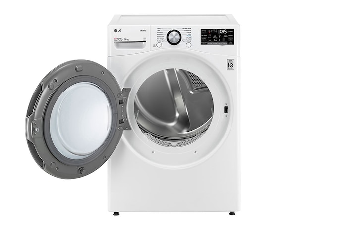LG Sèche-linge 16kg | A+++ | Condenseur autonettoyant | Compresseur DUAL Inverter et moteur Inverter garantis 10 ans, LG RH6P12WH