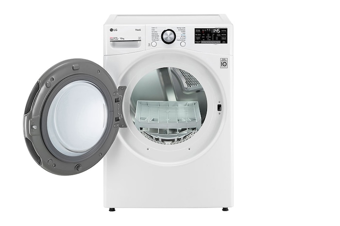 LG Sèche-linge 16kg | A+++ | Condenseur autonettoyant | Compresseur DUAL Inverter et moteur Inverter garantis 10 ans, LG RH6P12WH