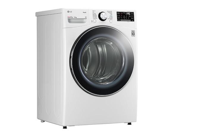 LG Sèche-linge 16kg | A+++ | Condenseur autonettoyant | Compresseur DUAL Inverter et moteur Inverter garantis 10 ans, LG RH6P12WH