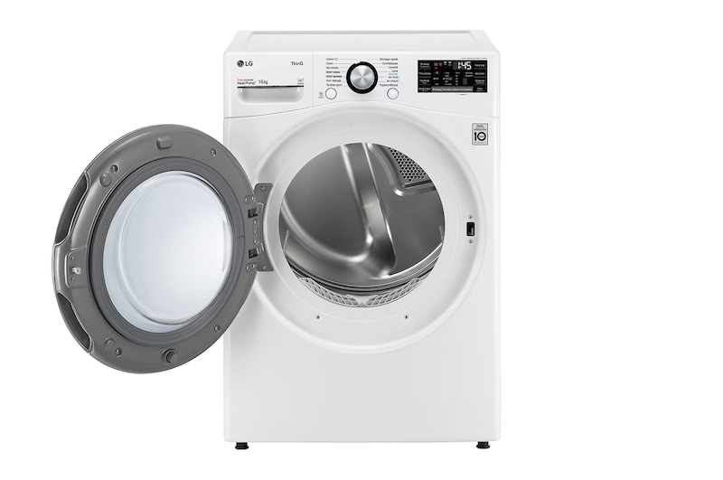 LG Sèche-linge 16kg | A+++ | Condenseur autonettoyant | Compresseur DUAL Inverter et moteur Inverter garantis 10 ans, LG RH6P12WH
