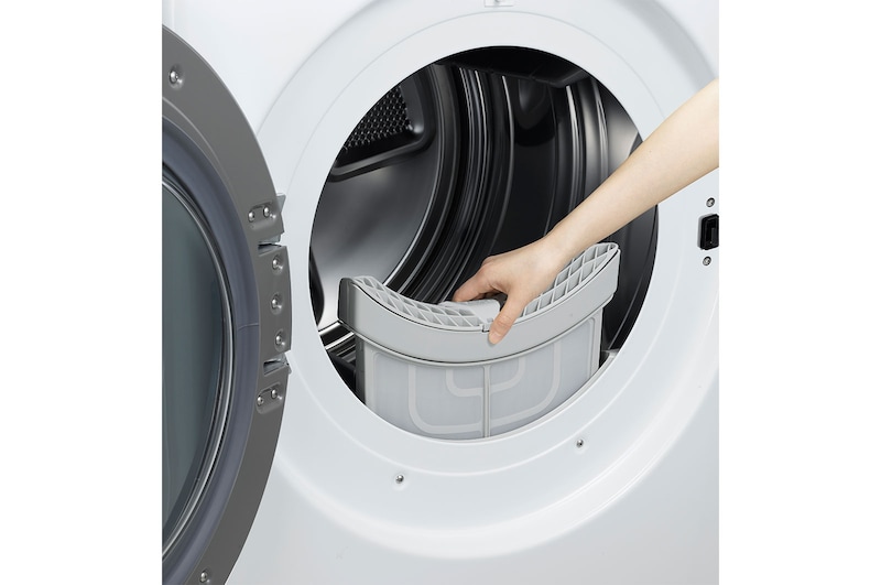 LG Sèche-linge 16kg | A+++ | Condenseur autonettoyant | Compresseur DUAL Inverter et moteur Inverter garantis 10 ans, LG RH6P12WH