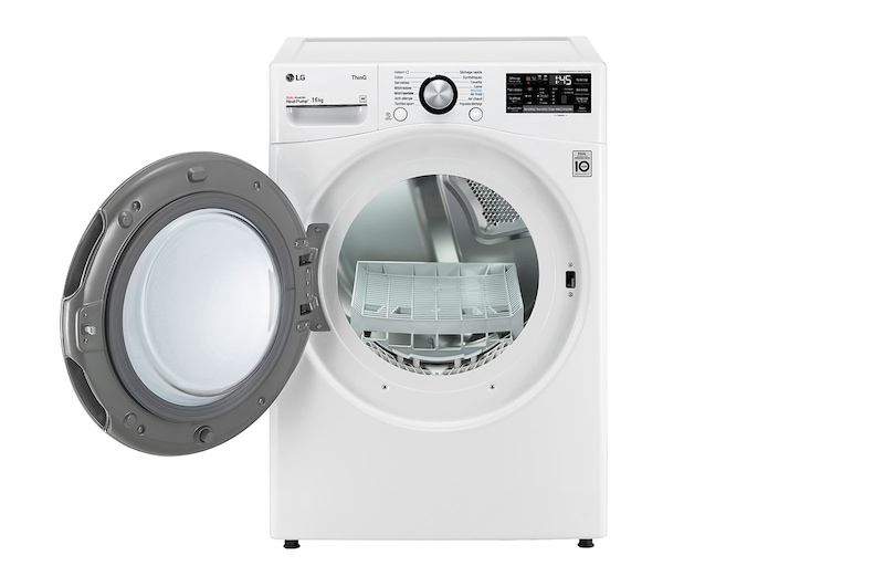 LG Sèche-linge 16kg | A+++ | Condenseur autonettoyant | Compresseur DUAL Inverter et moteur Inverter garantis 10 ans, LG RH6P12WH