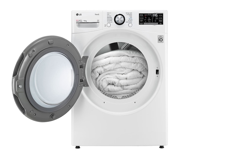 LG Sèche-linge 16kg | A+++ | Condenseur autonettoyant | Compresseur DUAL Inverter et moteur Inverter garantis 10 ans, LG RH6P12WH