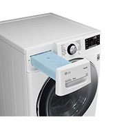 LG Sèche-linge 16kg | A+++ | Condenseur autonettoyant | Compresseur DUAL Inverter et moteur Inverter garantis 10 ans, LG RH6P12WH