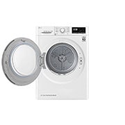 LG Sèche-linge 8kg | A+++ | Condenseur Autonettoyant | Compresseur DUAL Inverter et moteur Inverter garanti 10 ans, LG RH8030WH