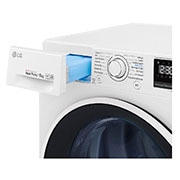 LG Sèche-linge 8kg | A+++ | Condenseur Autonettoyant | Compresseur DUAL Inverter et moteur Inverter garanti 10 ans, LG RH8030WH