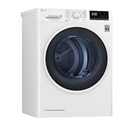 LG Sèche-linge 8kg | A+++ | Condenseur Autonettoyant | Compresseur DUAL Inverter et moteur Inverter garanti 10 ans, LG RH8030WH