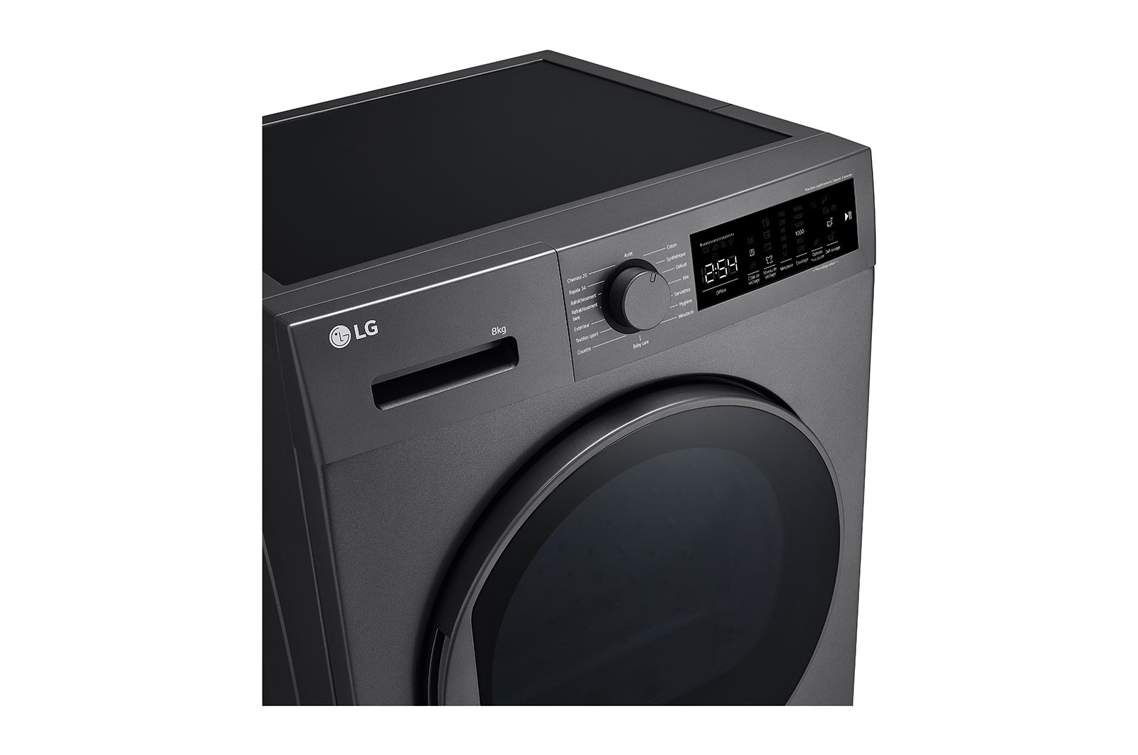 LG Sèche-linge pompe à chaleur 8kg | Pompe à chaleur | Capteurs de séchage | Programmes rapides, LG RH8D14ST