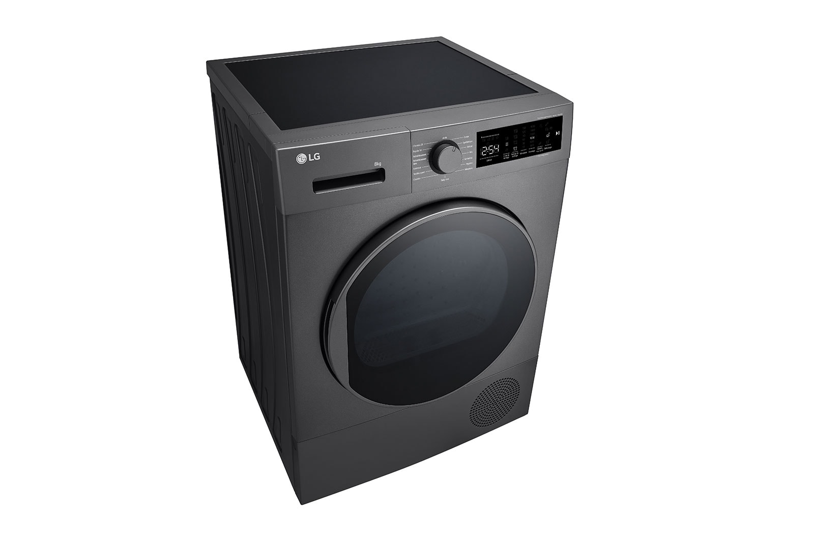 LG Sèche-linge pompe à chaleur 8kg | Pompe à chaleur | Capteurs de séchage | Programmes rapides, LG RH8D14ST