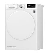 LG Sèche-linge 8 kg | Pompe à chaleur | Condenseur autonettoyant | Moteur et compresseur DUAL Inverter garantis 10 ans, LG RH8V59WH