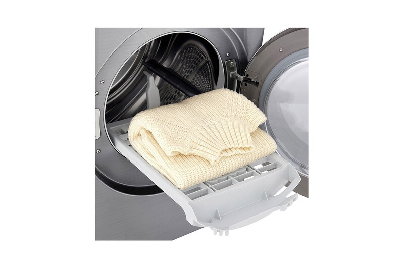 LG Sèche-linge 9kg | DUAL Inverter Heat Pump™ | A+++-10% | Condenseur Autonettoyant |Compresseur DUAL Inverter et moteur Inverter garanti 10 ans, LG RH9052IX