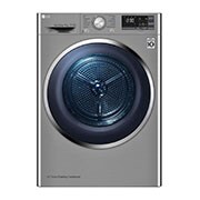 Vue avant de Sèche-linge 9kg | DUAL Inverter Heat Pump™ | A&#43;&#43;&#43;-10% | Condenseur Autonettoyant |Compresseur DUAL Inverter et moteur Inverter garanti 10 ans LG RH9052IX