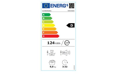 Etiquette Energie LG RH9V50WH