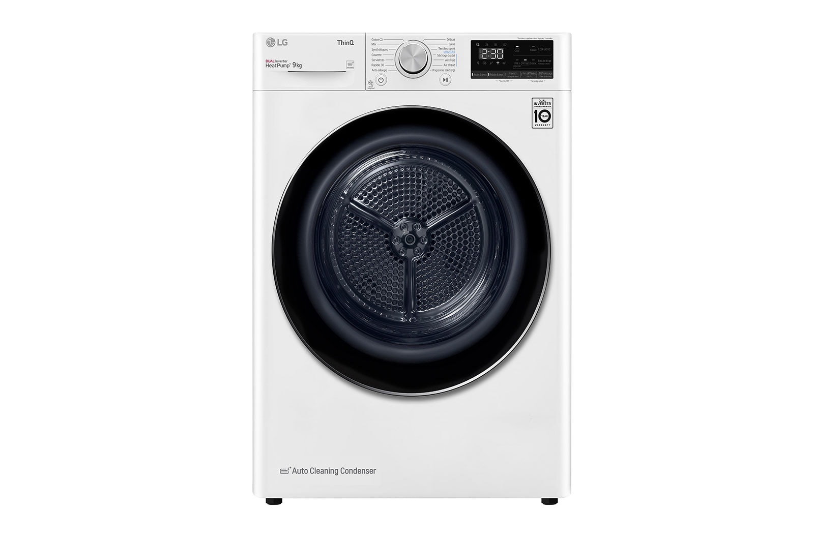 SECHE LINGE LG POMPE A CHALEUR THINQ RH9V50WH 9KG BLANC