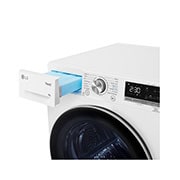 LG Sèche-linge 9kg | A++ | Condenseur Autonettoyant | Compresseur DUAL Inverter et moteur Inverter garanti 10 ans, LG RH9V51WH