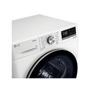 LG Sèche-linge 9kg | A++ | Condenseur Autonettoyant | Compresseur DUAL Inverter et moteur Inverter garanti 10 ans, LG RH9V51WH